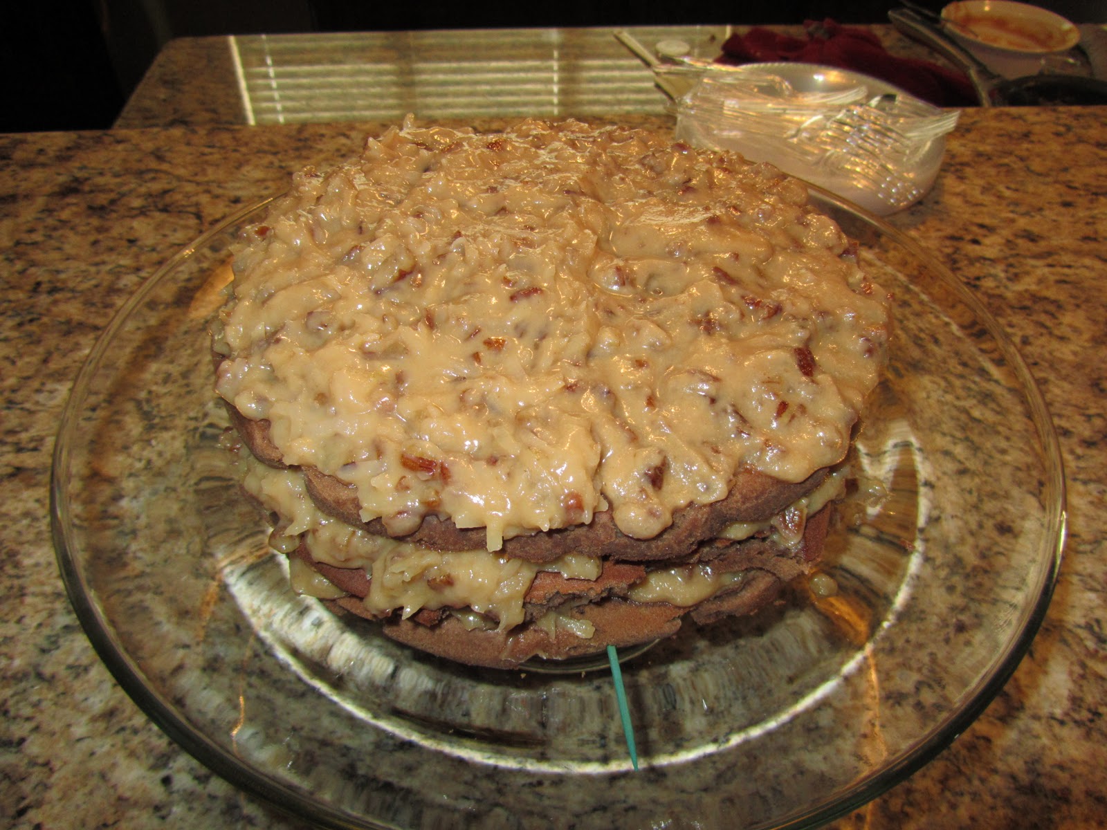 Keri's Kitchen German Chocolate Cake & CoconutPecan Filling & Frosting