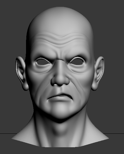 Msc Animation: Head Sequence 03: Anger