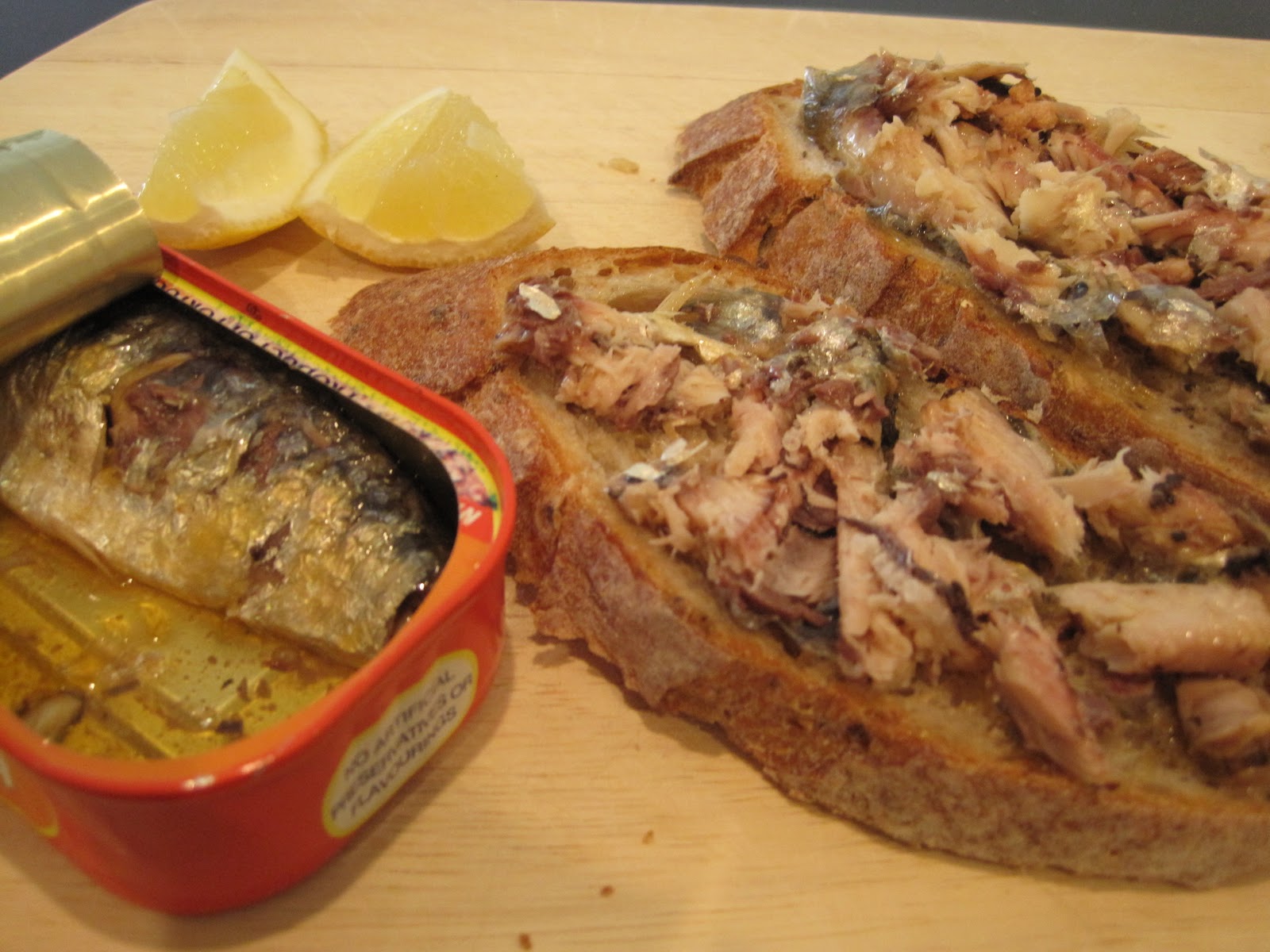 Before Breakfast at Tiffany's Sardines On Toast