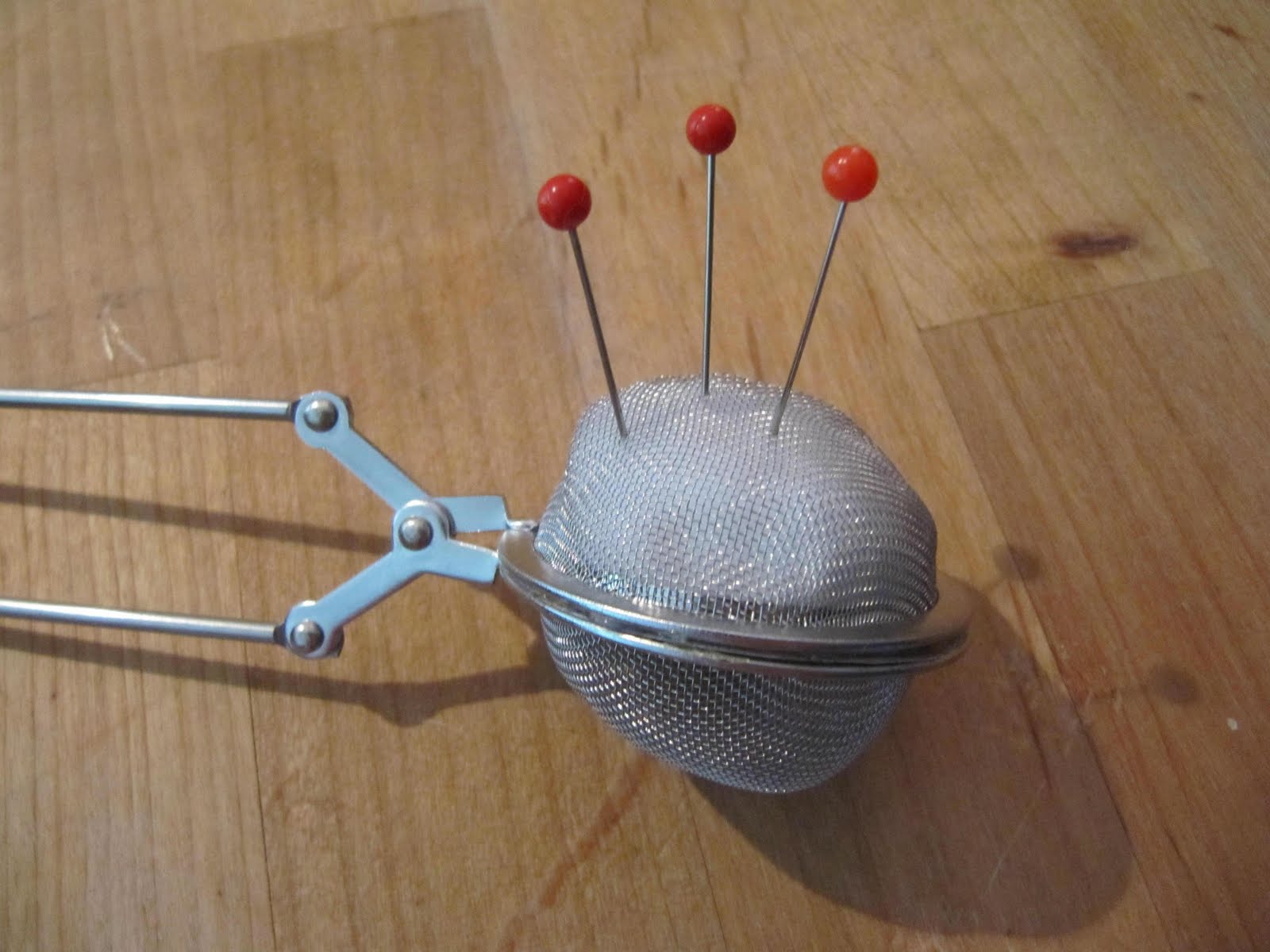 Sew Many Ways... Tool Time Tuesday...Tea Ball Pincushion