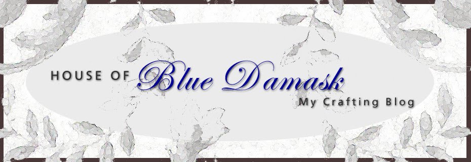 House of Blue Damask