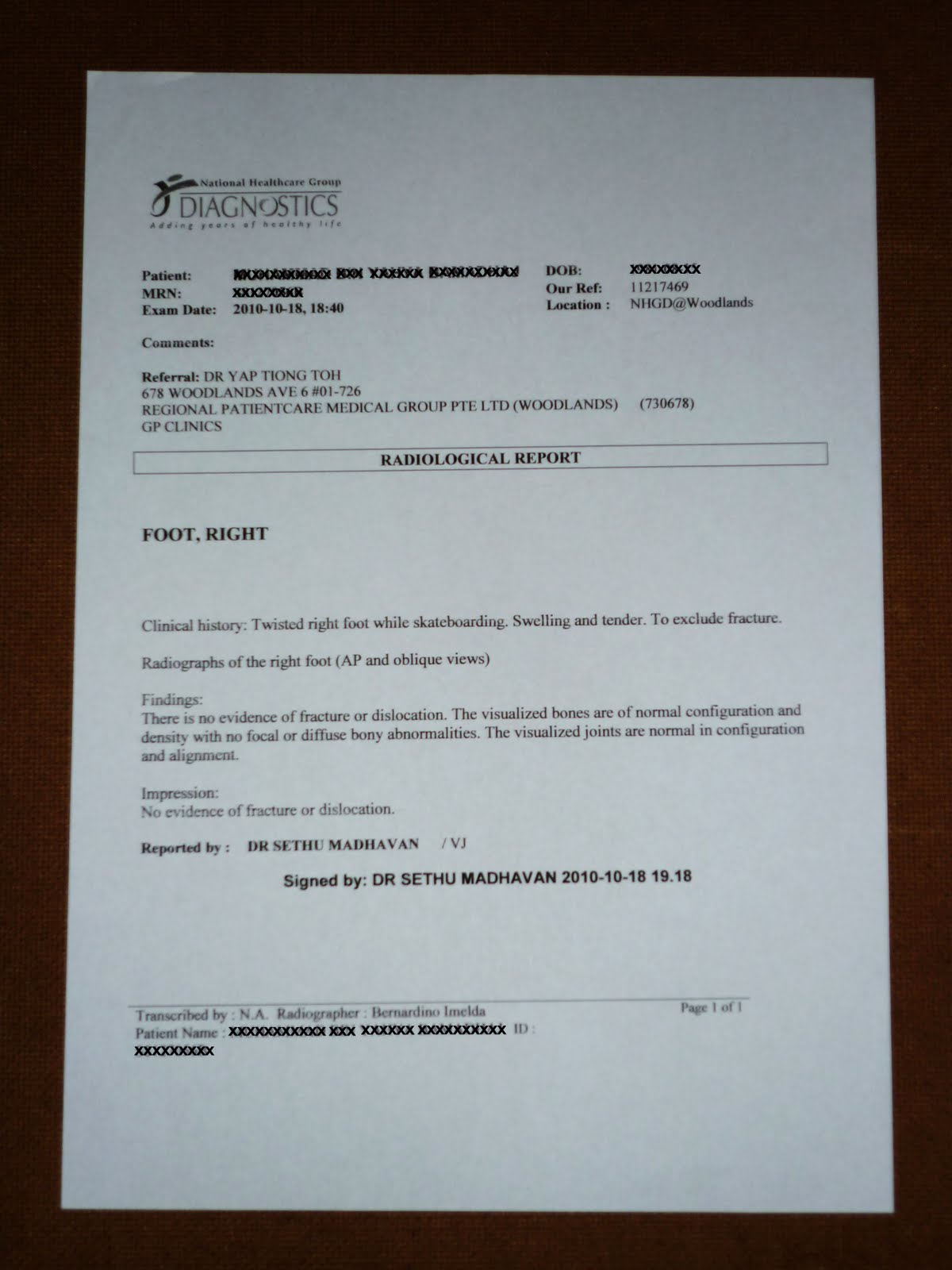 ɪʀᴏɴxʜᴀɴɢᴇʀ ♠ Ⓐ ʀᴀᴅɪᴄᴀʟ sᴋᴀᴛᴇʙᴏᴀʀᴅɪɴɢ ᴄᴜʟᴛᴜʀⒺ x ray results of my