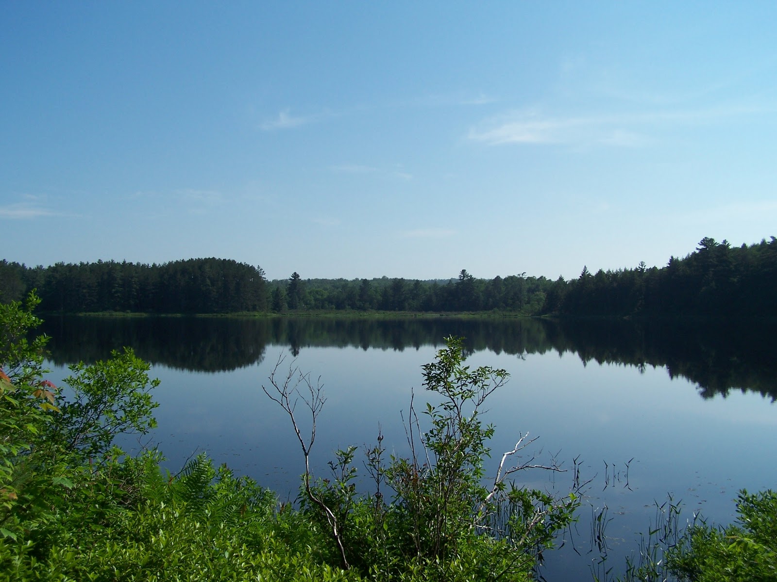 Quiet Kayaking in New York State Long Pond and Round Pond, part one