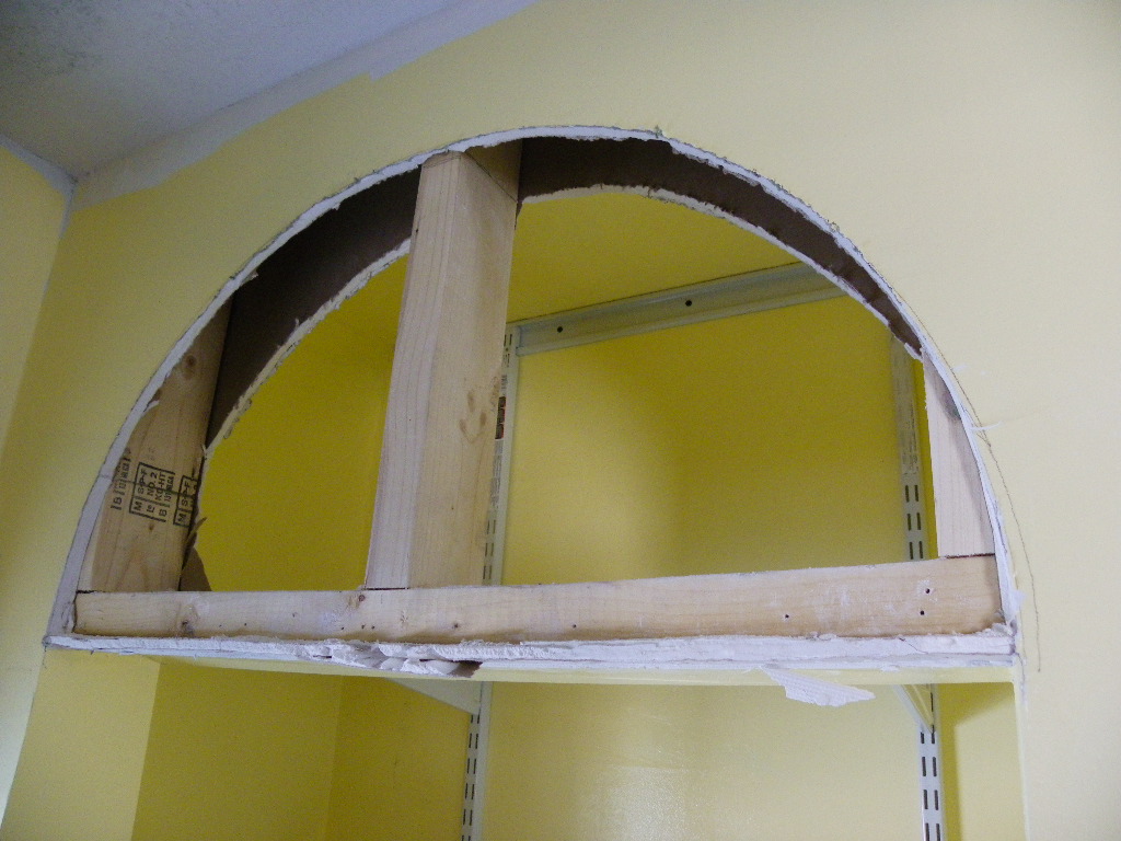 Our Old House Diary Building An Arch...a Step by Step Guide!