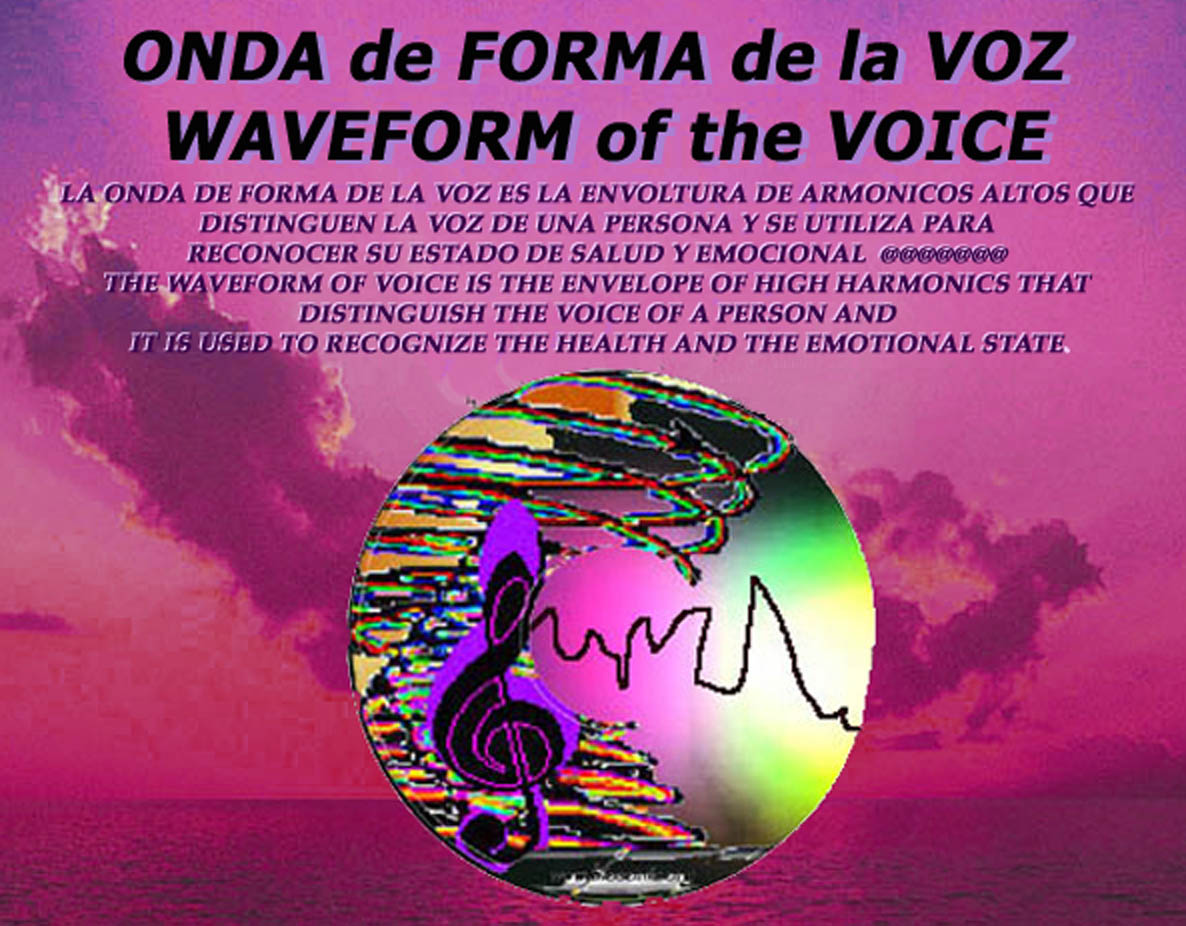 ONDA de FORMA de la VOZ  --  WAVEFORM of the VOICE