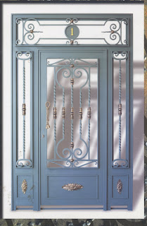 instalaciones comerciales benidorm: puertas entrada en forja y accesorios