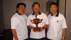 Sensei Renato, Luis Houra e Nagano com o Troféu de Campeão Sul Americano