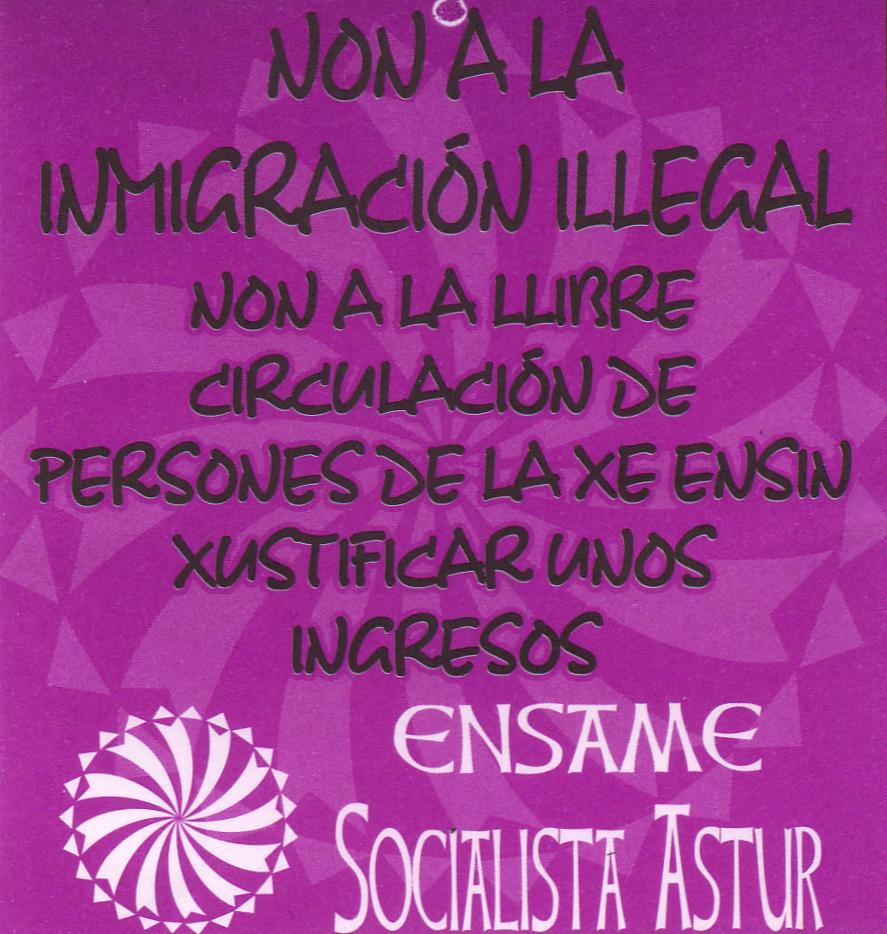 FRAYANDO CADENES L'Ensame Socialista Astur o la chifladura fecha sigla.