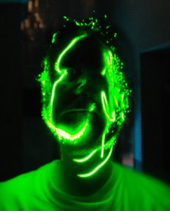 Self-Portrait with Laser