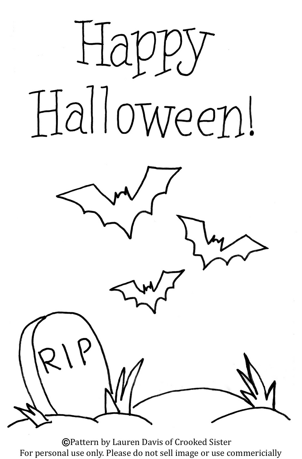 Crooked Sister: Free Halloween Pattern!