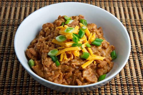 Recipes on making refried beans