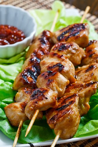 Dakkochi (Korean Skewered Chicken) Dakkochi Korean Skewered Chicken)