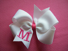 Monogrammed Initial Bows!