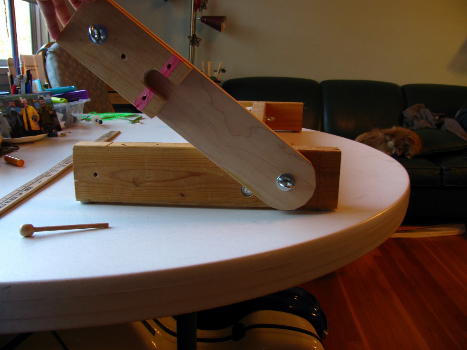 Rosemary Knits Updates to my bicycle wheel spinning wheel