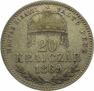 Coin Austria-Hungary Numismatics Kreuzer монета Австро - Венгрии moneda antigua Münze Österreich - Ungarns 