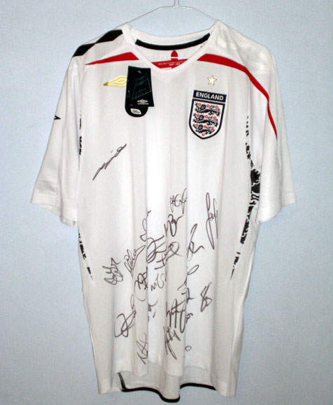 Signed England Shirt