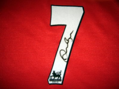 Signed Man Utd David Beckham Shirt