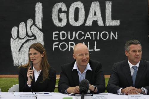 The launch of One Goal: Education for All