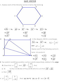 FREE MATH WORKSHEET, VECTOR