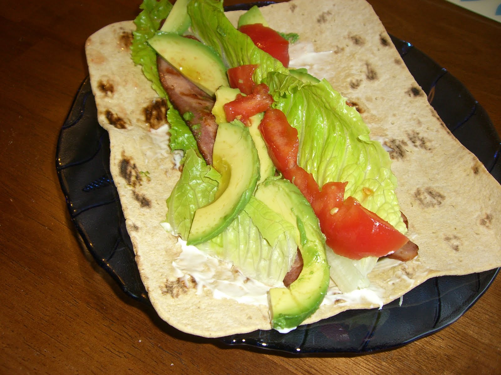 Thrifty Is Hot! Bacon Lettuce Tomato & Avocado Wraps 5.37