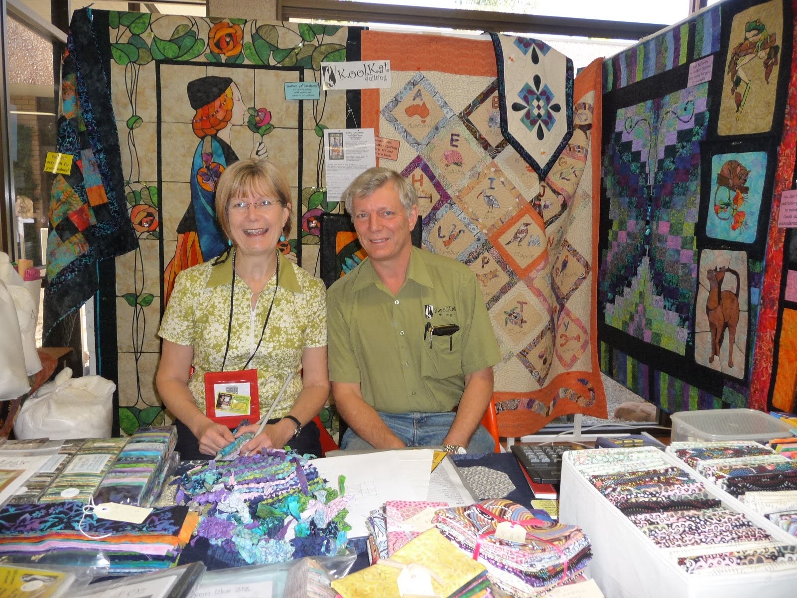 koolkat's quilting blog World's Biggest Hexagon Quilt, Gatton Queensland