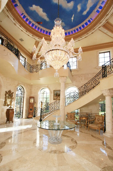 Inside of Luxury Homes Stairs