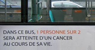 Faits divers : octobre 2007, la ville de Paris lance une campagne de prévention contre l'utilisation abusive des autobus.