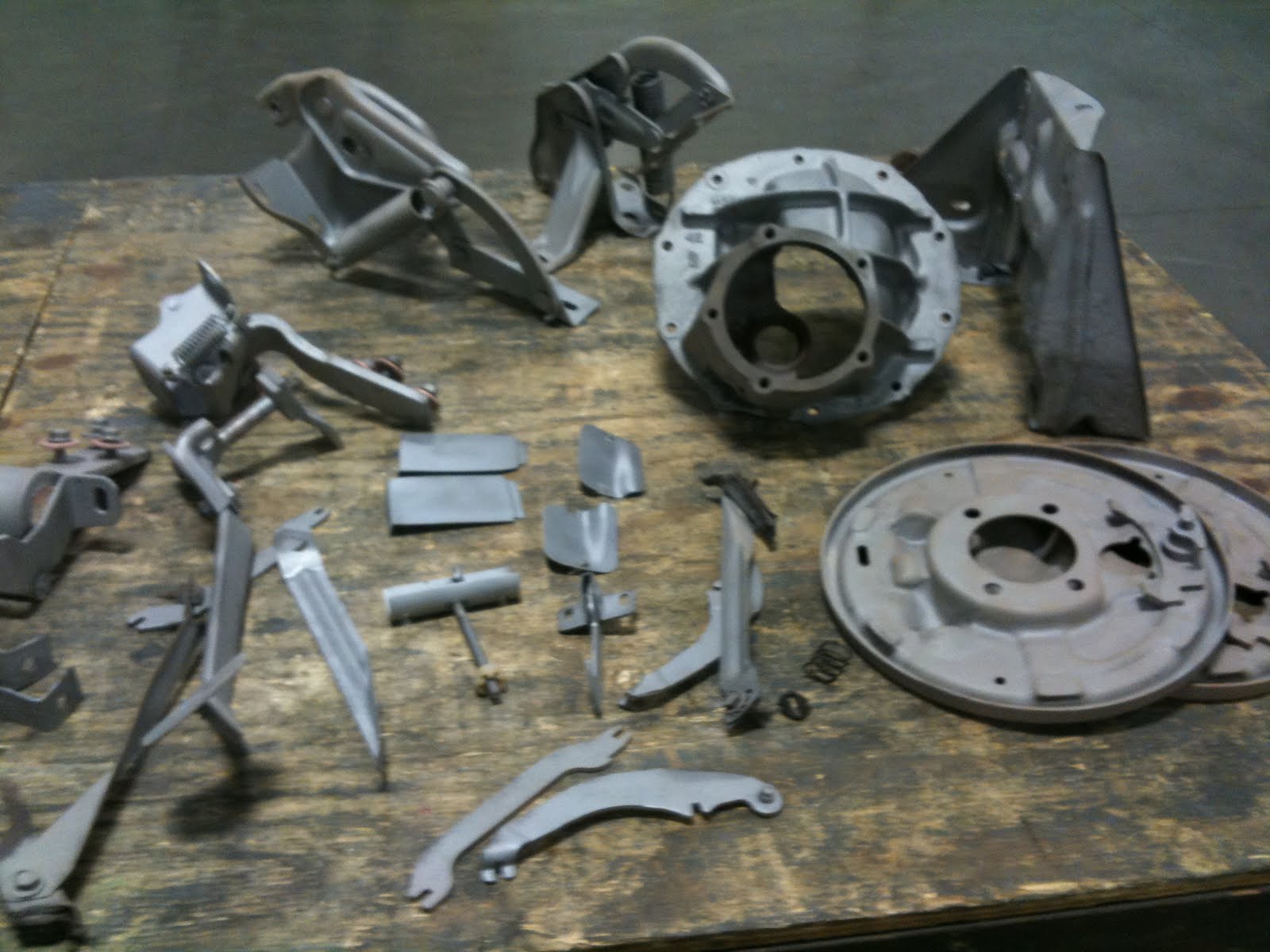 1966 Ford F100 Restoration Small Parts Sandblasting Part 2