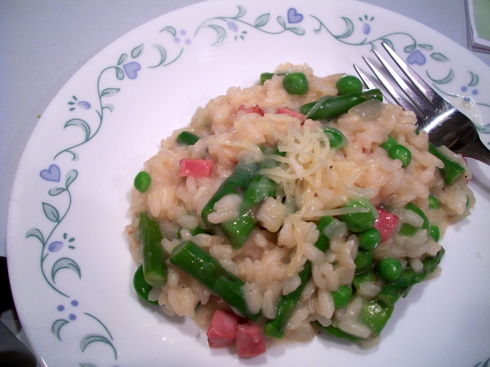 Robyn Cooks: Risotto with Spring Vegetables and Smoked Ham