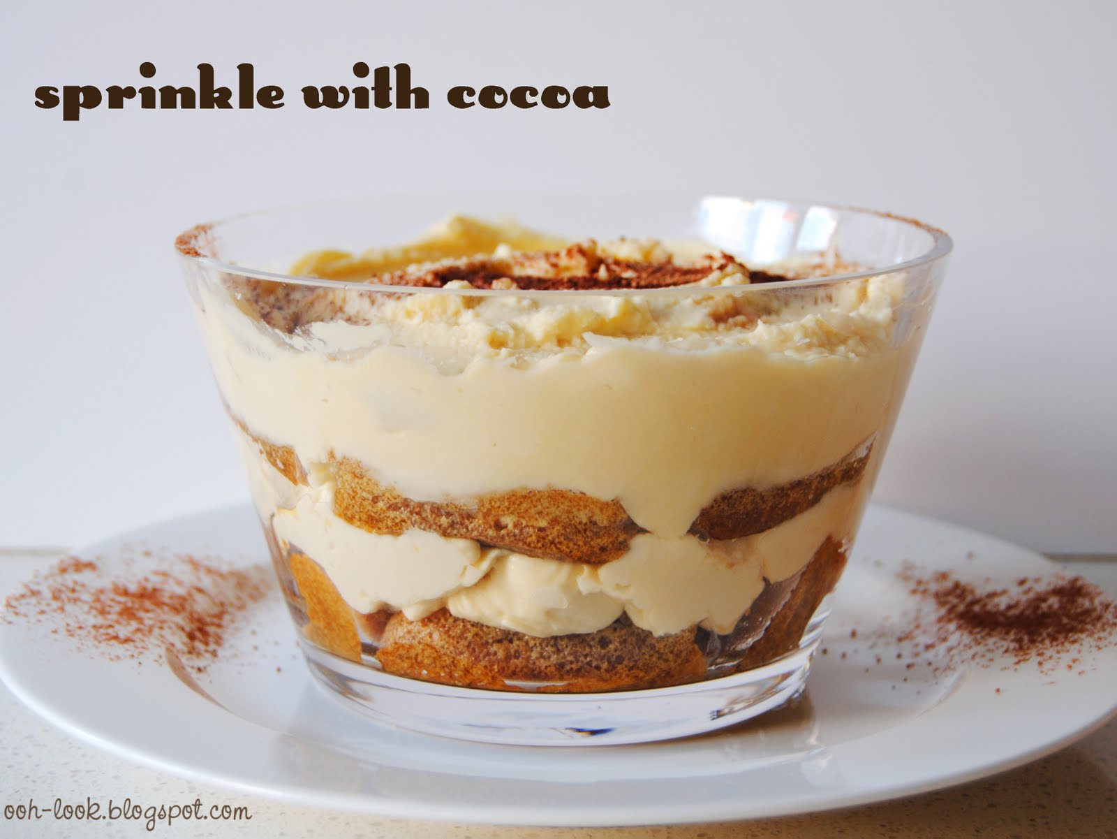 Ooh, Look... Tiramisu with minibar Kahlua espresso syrup