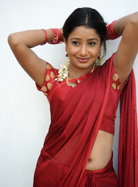 Cinesizzlers Hot Reshmi In Red Hot Saree Supreb Exposing Stills And Expression Stills