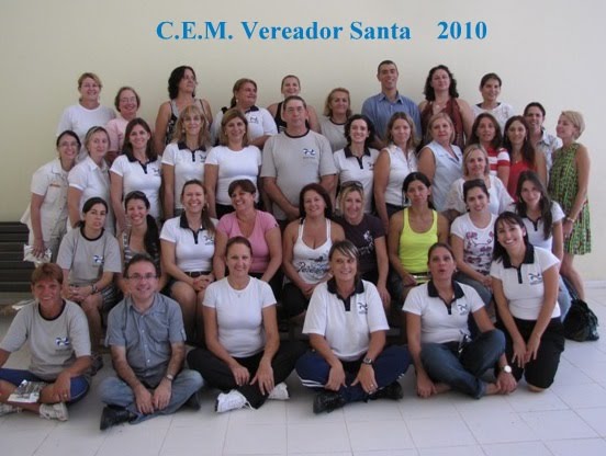 CEM Vereador Santa: Equipe 2010 CEM Vereador Santa