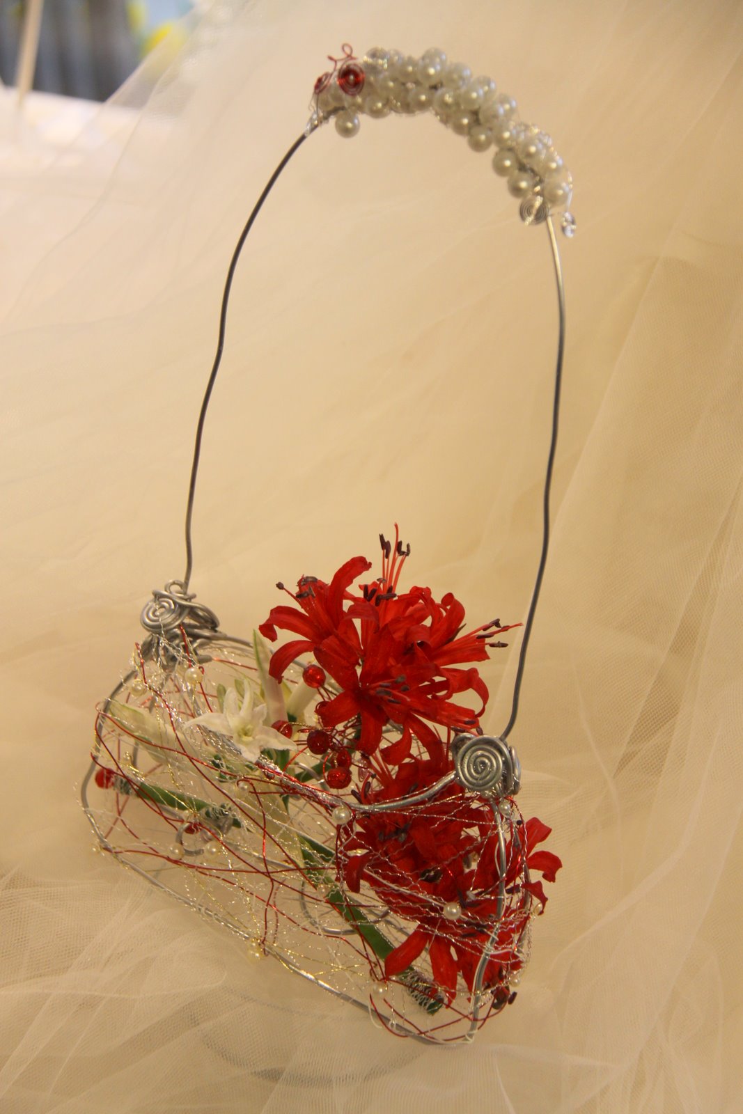 Kathleens Florist, Blackpool Claret & Ivory Wedding