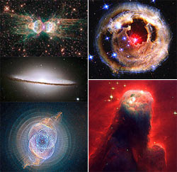 صور مجرات وأشكال سديمية تجسد روعة الكون