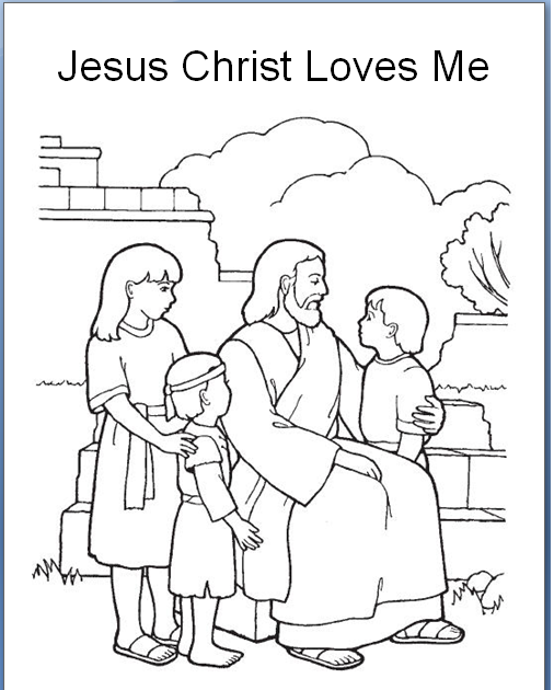 Starry-shine: Jesus Loves Me Coloring Pages Printables