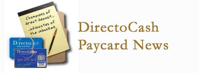 DirectoCash Paycard News
