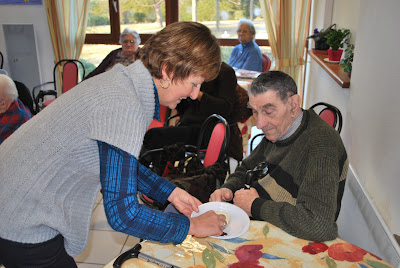 Barjac "Voeux à la maison de retraite" | Edouard Chaulet - Barjac