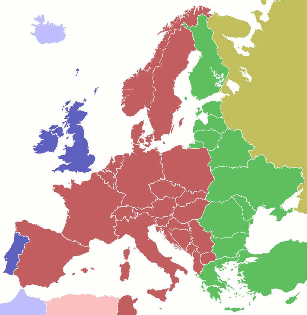 Most european countries. Europe timezone. European time Zones. Центрально европейское время. Europa time UTC.