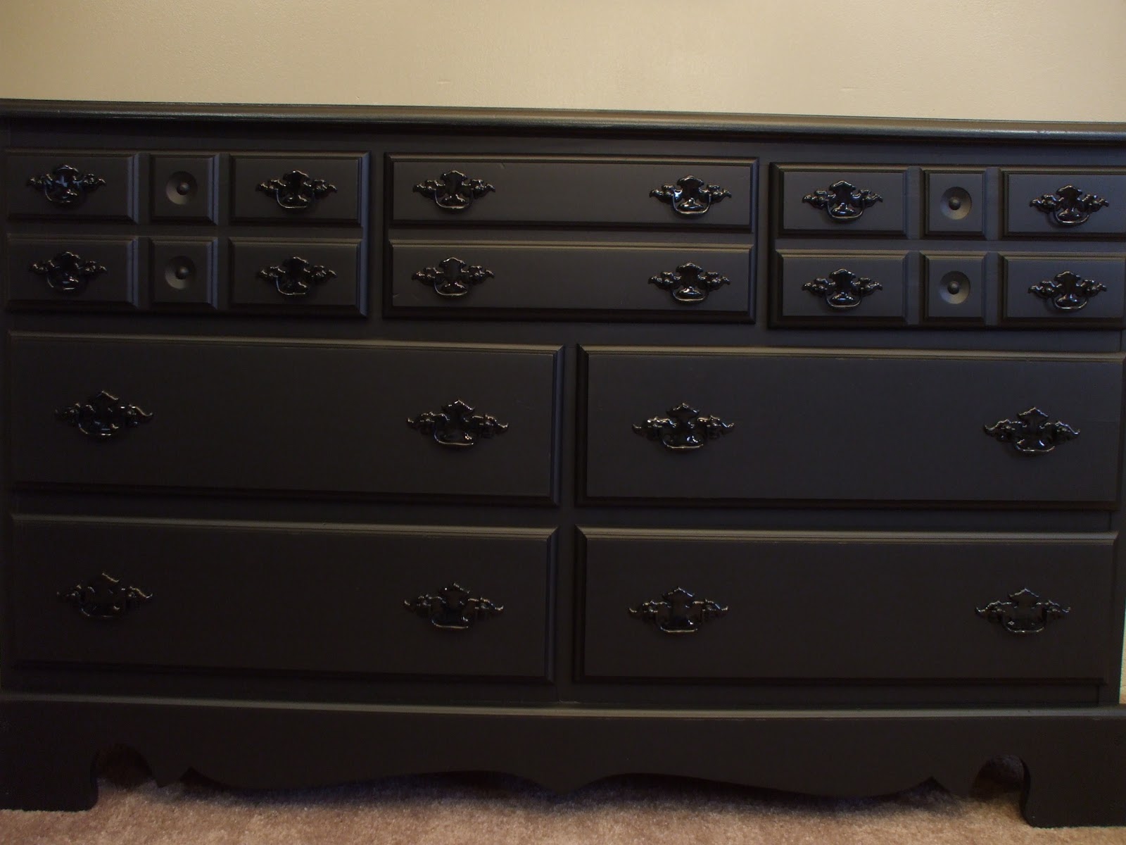 old wood, new paint BLACK FURNITURE