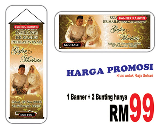 Promosi Banner Perkahwinan