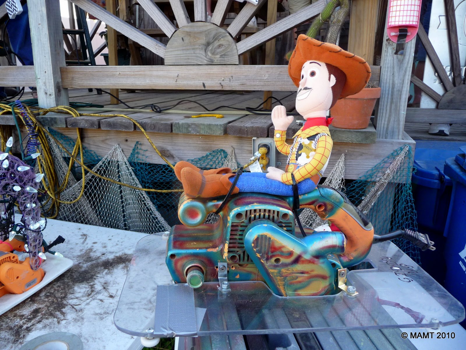 IN THE WIND Adventures of... Mary Ann and William Belt Sander Races!