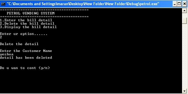 Visual C++ Program for the Implementation of Petrol Vending Machine ...