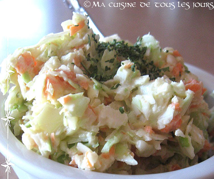 Salade de chou crémeuse Salade de chou crémeuse