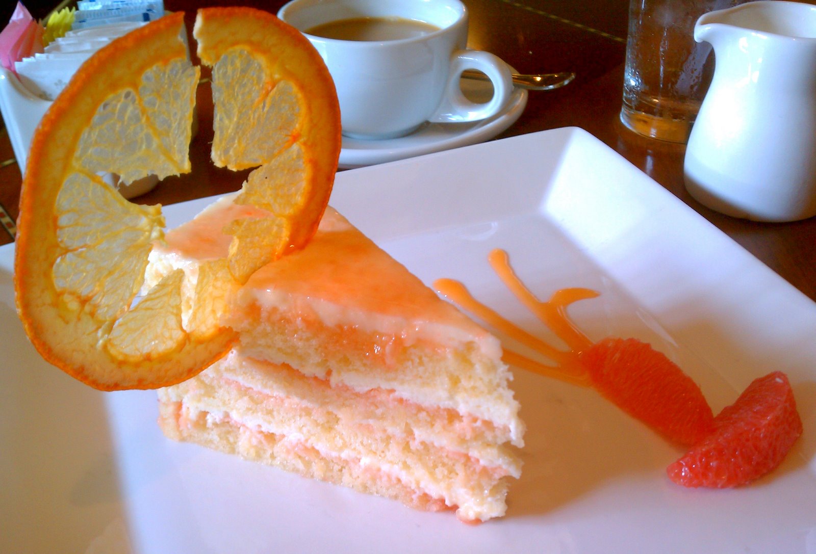 a lovely shore breeze.... Weekend Cooking...Brown Derby Grapefruit Cake