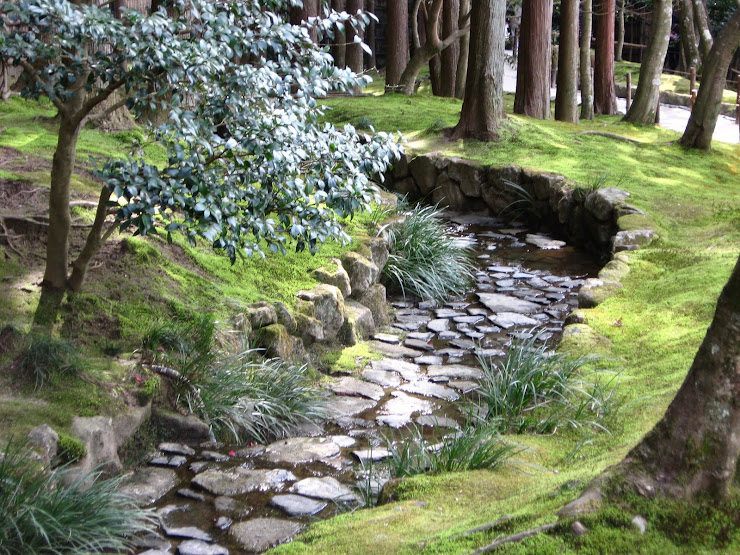 Peaceful pathways at the Ginkakuji Temple