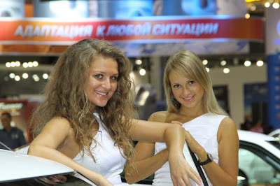 Best girls Moscow Auto Show 2010