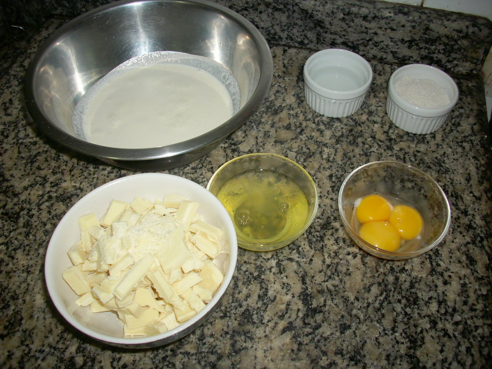Doces Aventuras na Cozinha Terrina gelada de chocolate branco