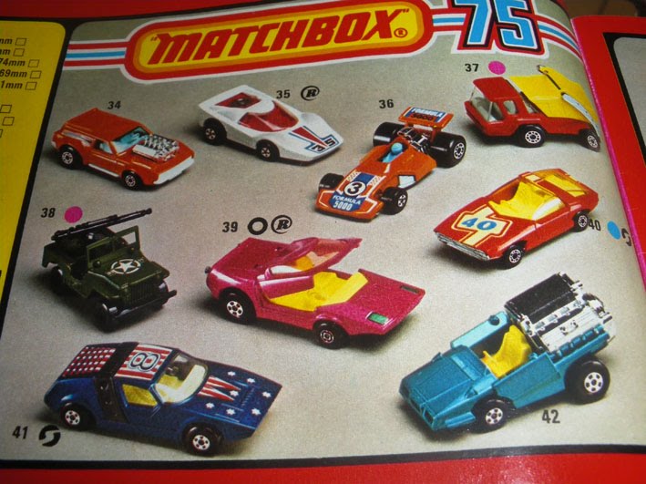 EL MILLONCETE Catálogo Matchbox 1977