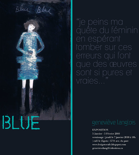 Blue par Genevève Langlois