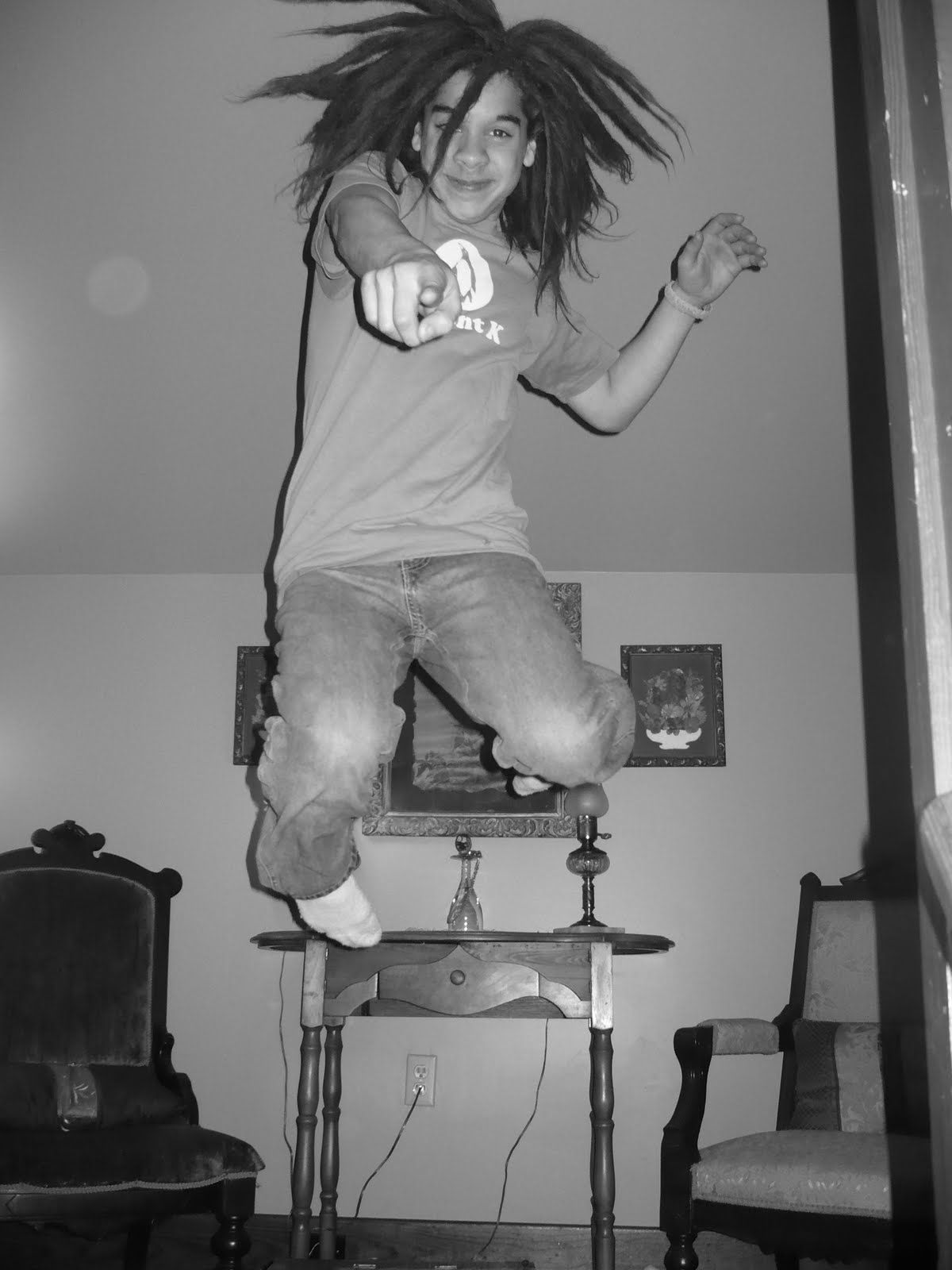 The life of a skater My dreadlocks...